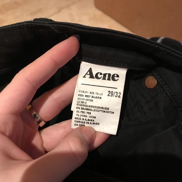 Acne Kex Wet Denim - Picture 3 of 4